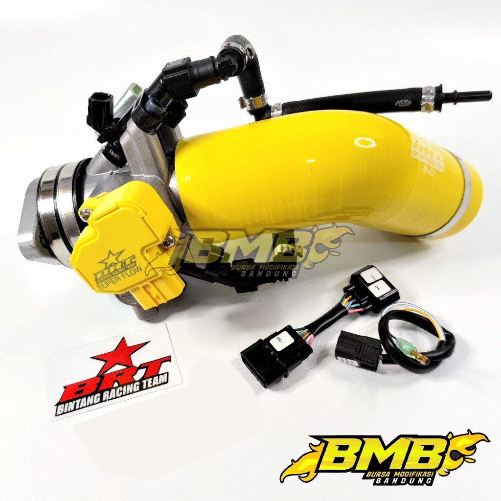 TB THROTTLE BODY BRT SUPER FLOW JUMBO DOUBLE DUA DUAL INJECTOR CRF 150