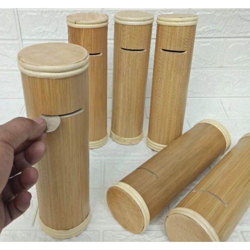 Celengan Bambu, Celengan Unik, Celengan Murah, Bambu Unik