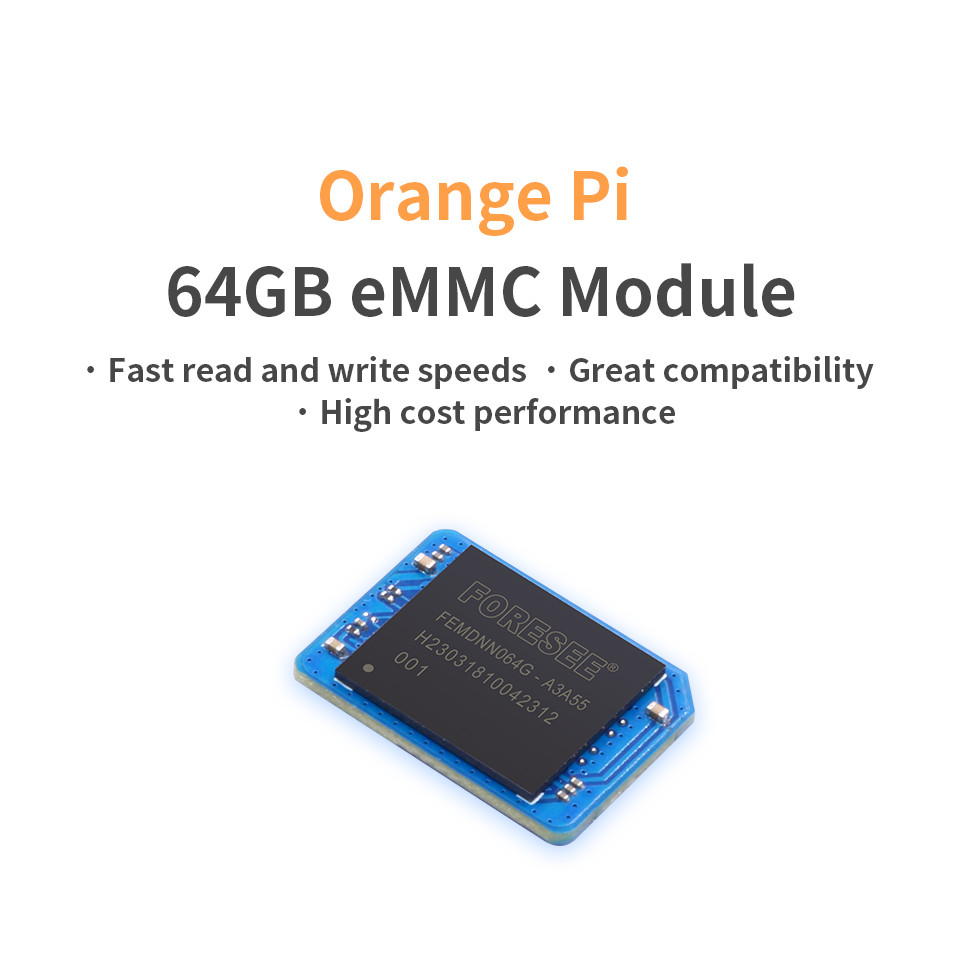 Orange Pi Emmc Module 64GB Suitable For Orange Pi 5 Plus Single Board Computer