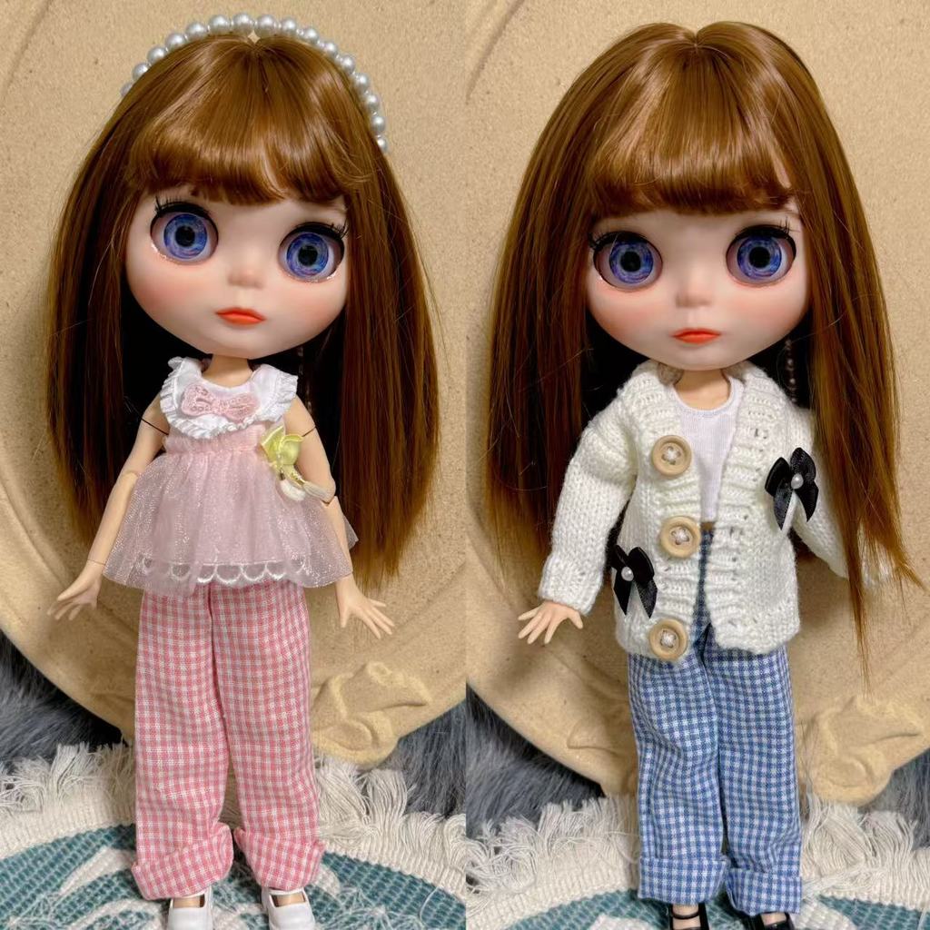 1/6 Blythe Doll Clothes Suit Replace Clothes Blythe Doll Outfit Accessories