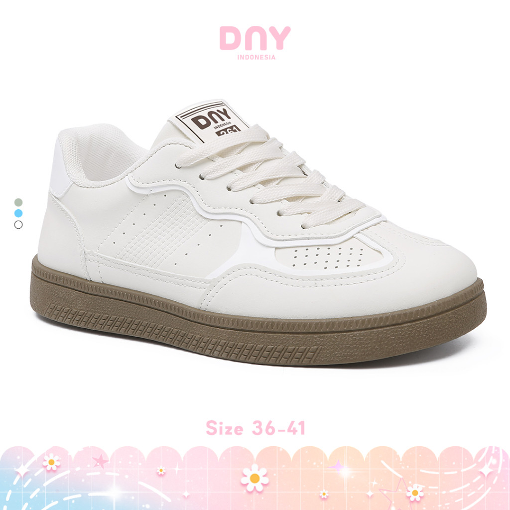 Sepatu DNY Sneakers Wanita Kekinian Sepatu Cewek Terbaru Sepatu Wanita Spatu  Import Korea 0482