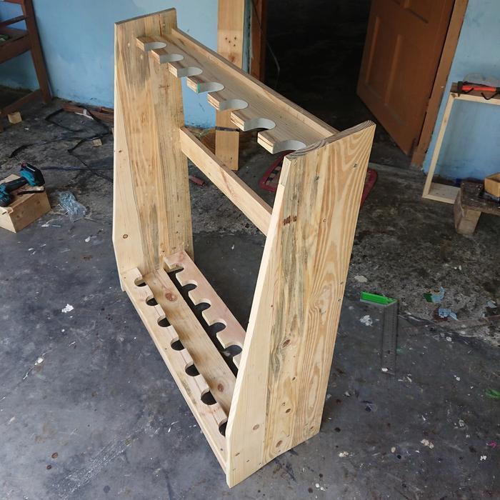 rak senapan rak airsoft 7 unit lebar LB33+ bk keris megantara gligir nomnoman PB surakarta