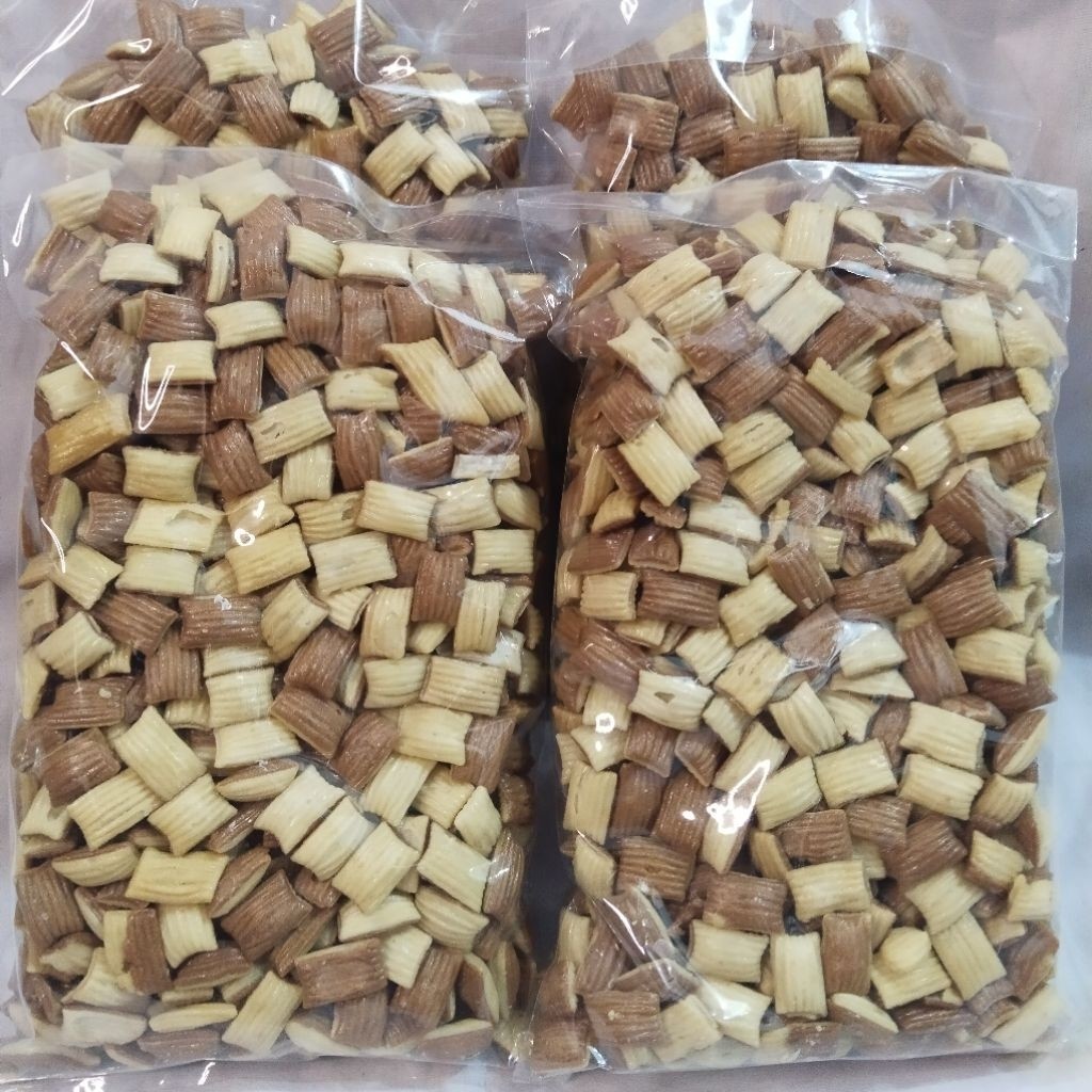 PangPang Rasa Susu Coklat 500gr / Kue Pang Pang Manis / Snack PangPang Cemilan Jadul / Jajanan Jadul