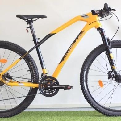 Sepeda Gunung MTB Element Police Vancouver Y8 24 Speed Shimano New SNI - Yellow Black