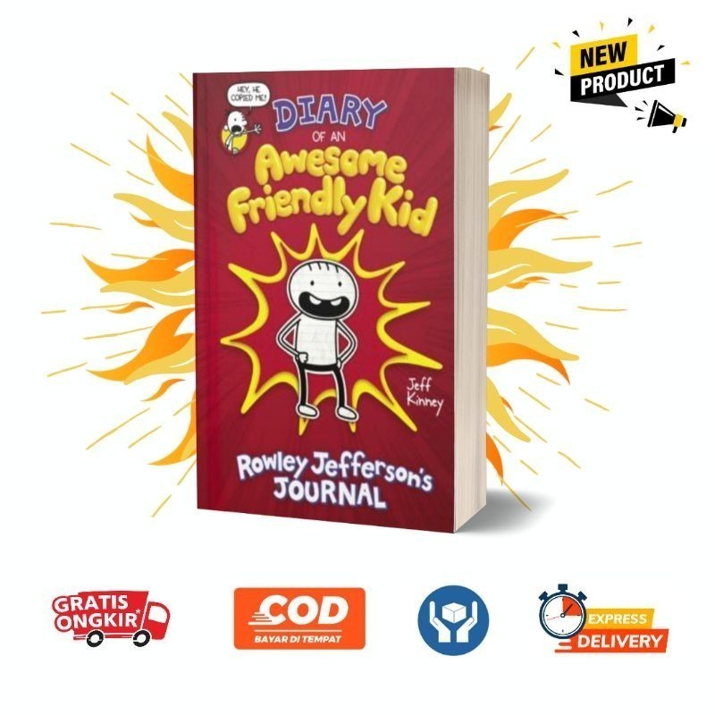 DIARY OF AN AWESOME FRINDLY KID - ROWLEY JEFFERSON'S ( ENGLISH )