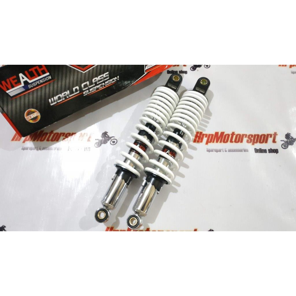 SHOCKBREAKER - SHOCK BELAKANG SUPRA  X 125 340mm PUTIH WEALTH