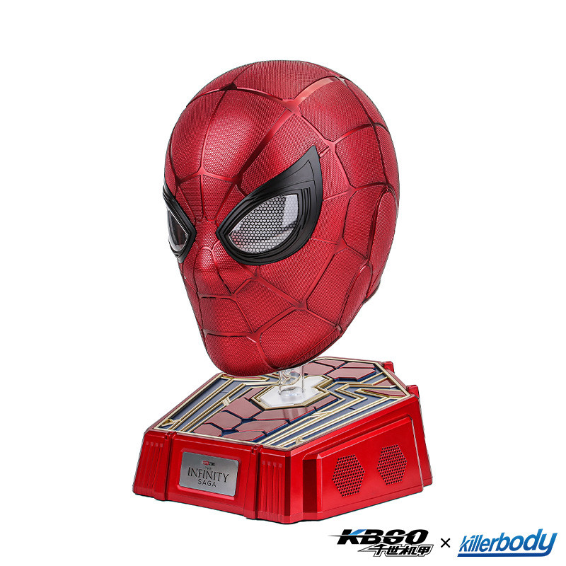 Killerbody Marvel 1: 1 Collectible Iron Spider Wearable Helmet And The Bluetooth Speaker Base