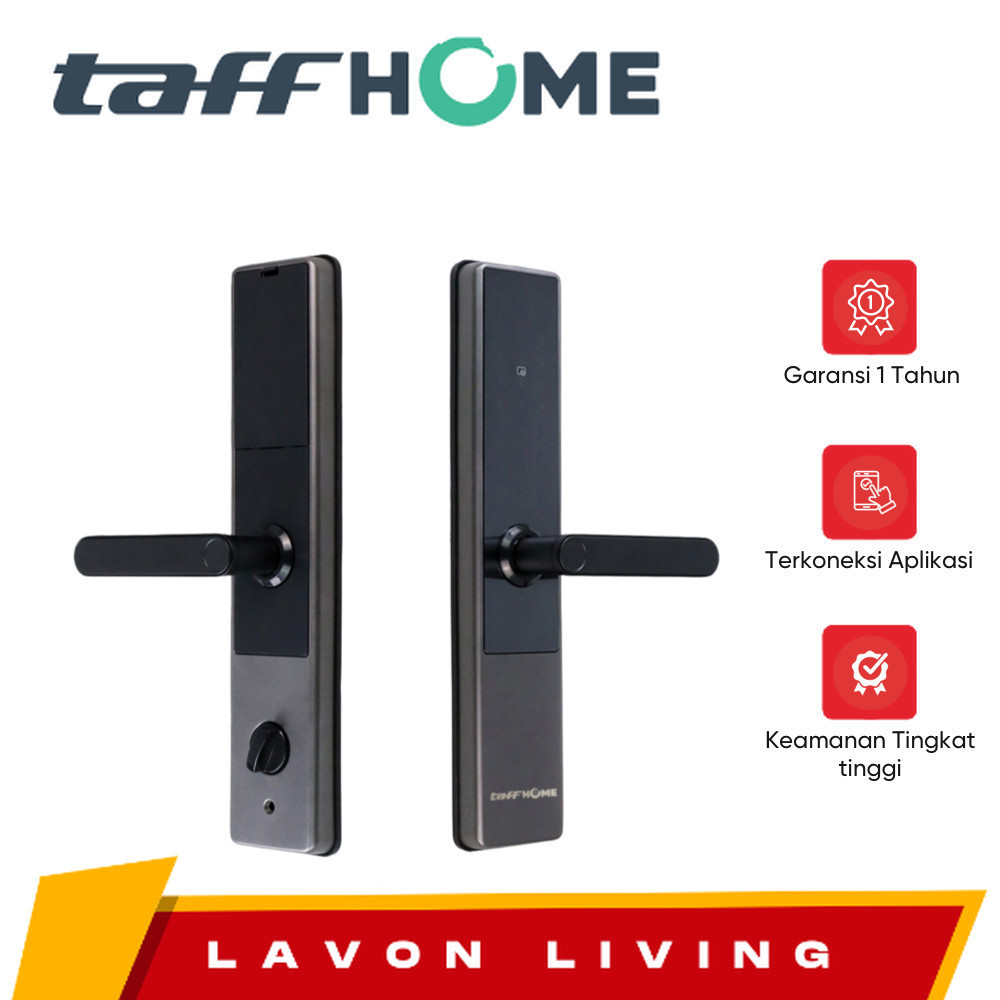 TAFFHOME Smart Door Lock Fingerprint Password Bluetooth Card TTLock - A3F