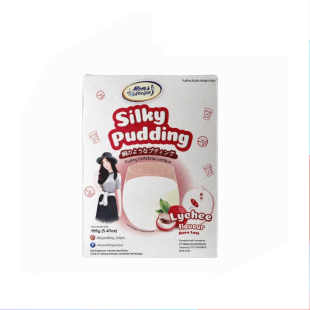 [UniGrosir] Silky Pudding Lychee Forisa 155 g PUYO Puding Susu Leci Lechi Mom's Recipe