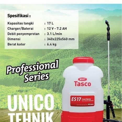 sprayer TASCO ES 17 elektrik 17 liter / alat semprot hama TASCO Ready