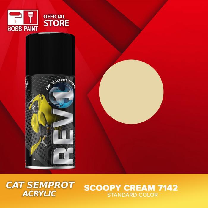 Pilox Cat Semprot Motor Revo Acrylic Standard Scoopy Cream 7142 - 150cc PPF EFEK