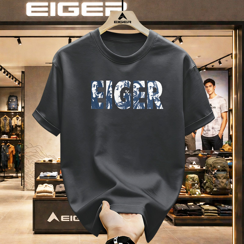 100% Original COD Kaos Eiger Nyaman untuk Aktivitas Outdoor