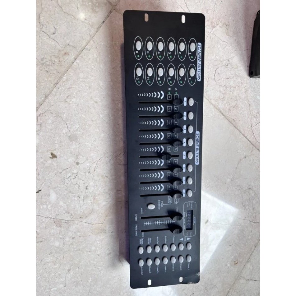 MIXER DMX  512  CONTROL LAMPU PANGGUNG  CONTROL DMX 512  MIXER CONTROL DMX