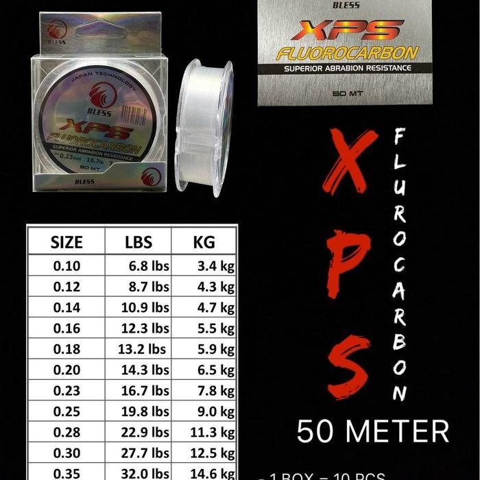 SENAR BLESS XPS fluorocarbon leader - 0.16