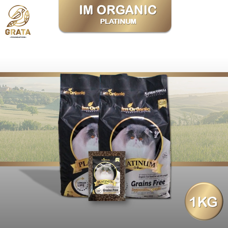 Im organic platinum 1KG makanan kucing im organic platinum
