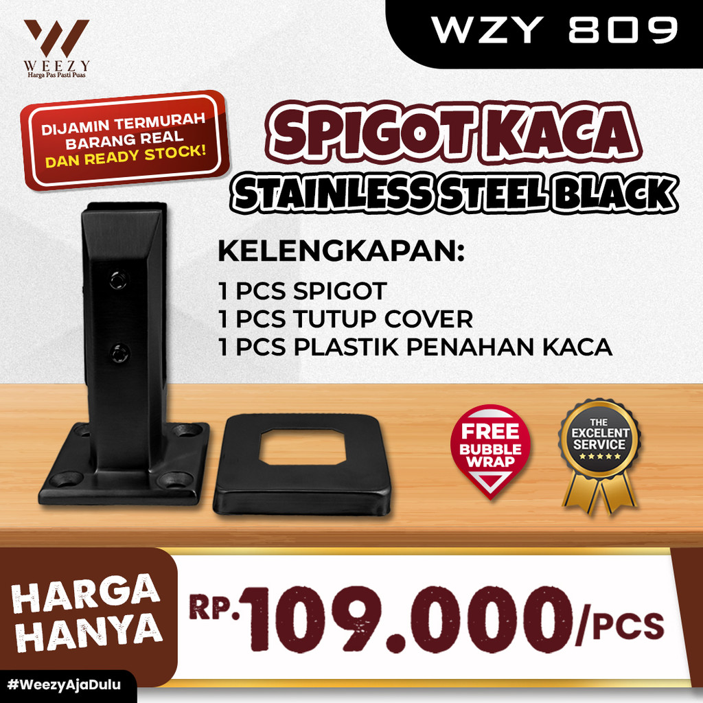 SPIGOT TERMURAH - SPIGOT KACA Weezy 809