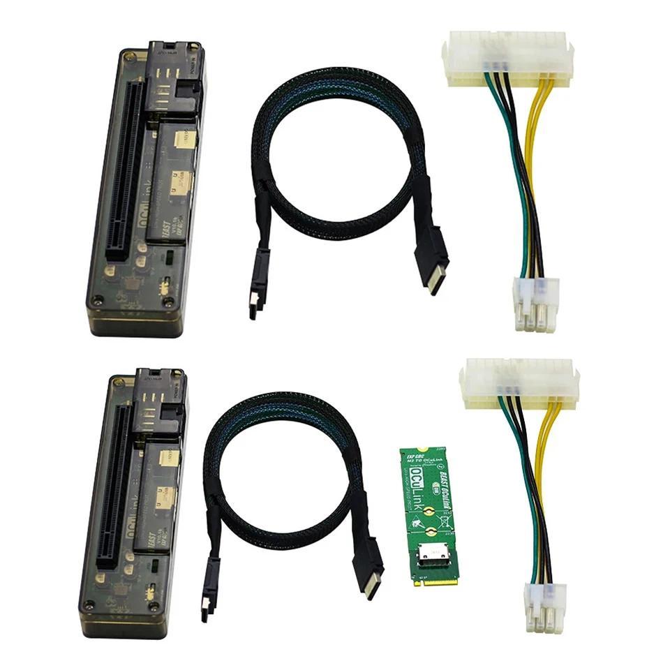 EXP GDC OCuLink GPU Dock with M.2 M Key To OCuLink Aapter GPU Dock PCIe 4.0 X4 EXP GDC PCIe External