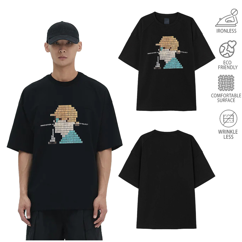 Kaos Juun J untuk pria desain minimalis nyaman bernapas asli lengan pendek