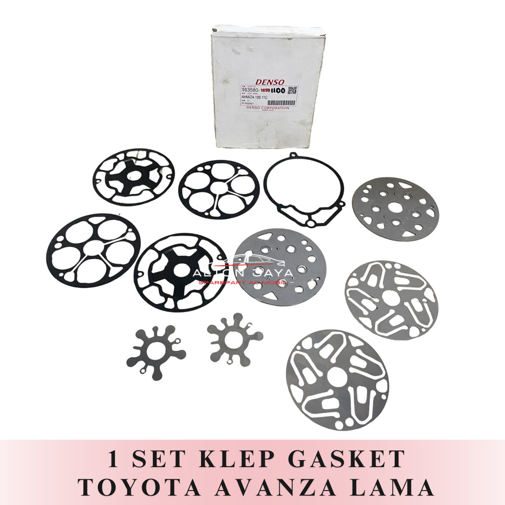 KLEP PACKING KLEP GASKET KOMPRESOR AC MOBIL TOYOTA AVANZA LAMA DENSO 163580-1100