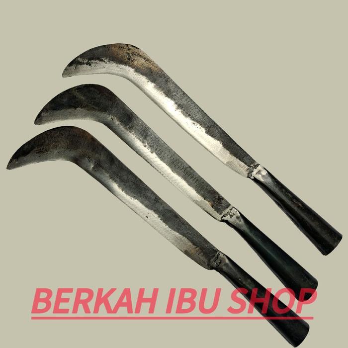 sabit ndorit berkebun bahan baja hitam dan putih- sabit babak semak dan ranting-ranting pohon - hita
