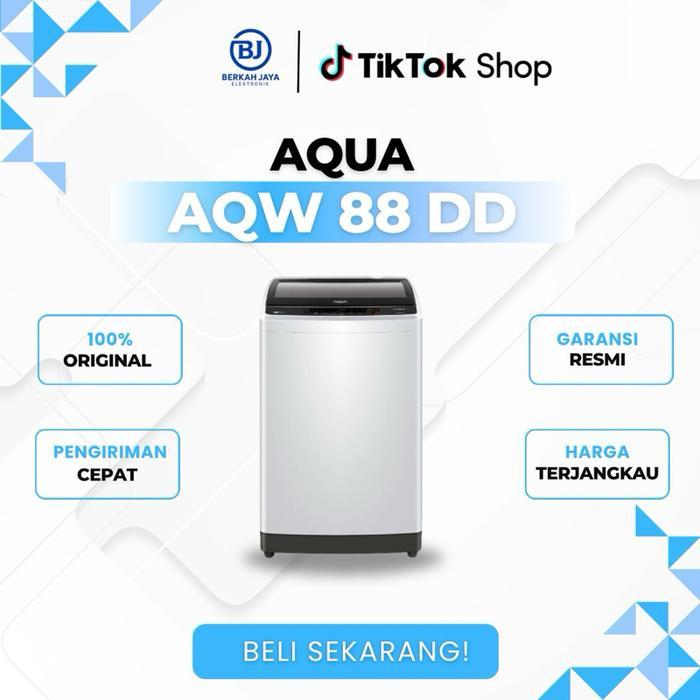 MESIN CUCI AQUA 1 TABUNG QW 88DD KHUSUS CIREBON 8kg