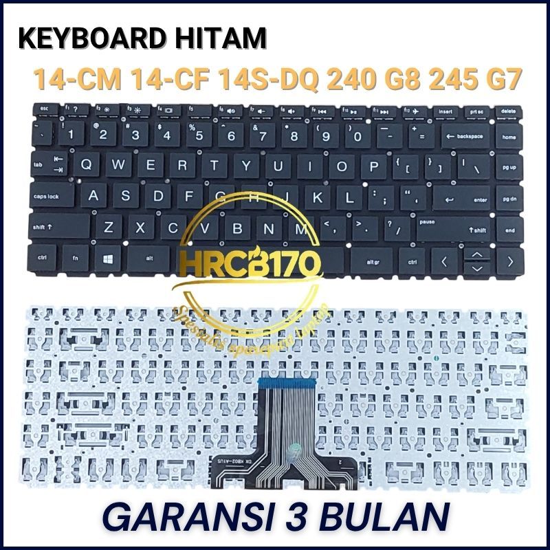 Keyboard Laptop HP 14-cm0071AU 14-cm0076AU 14-cm0078AU 14-cm0091AU -HRCB