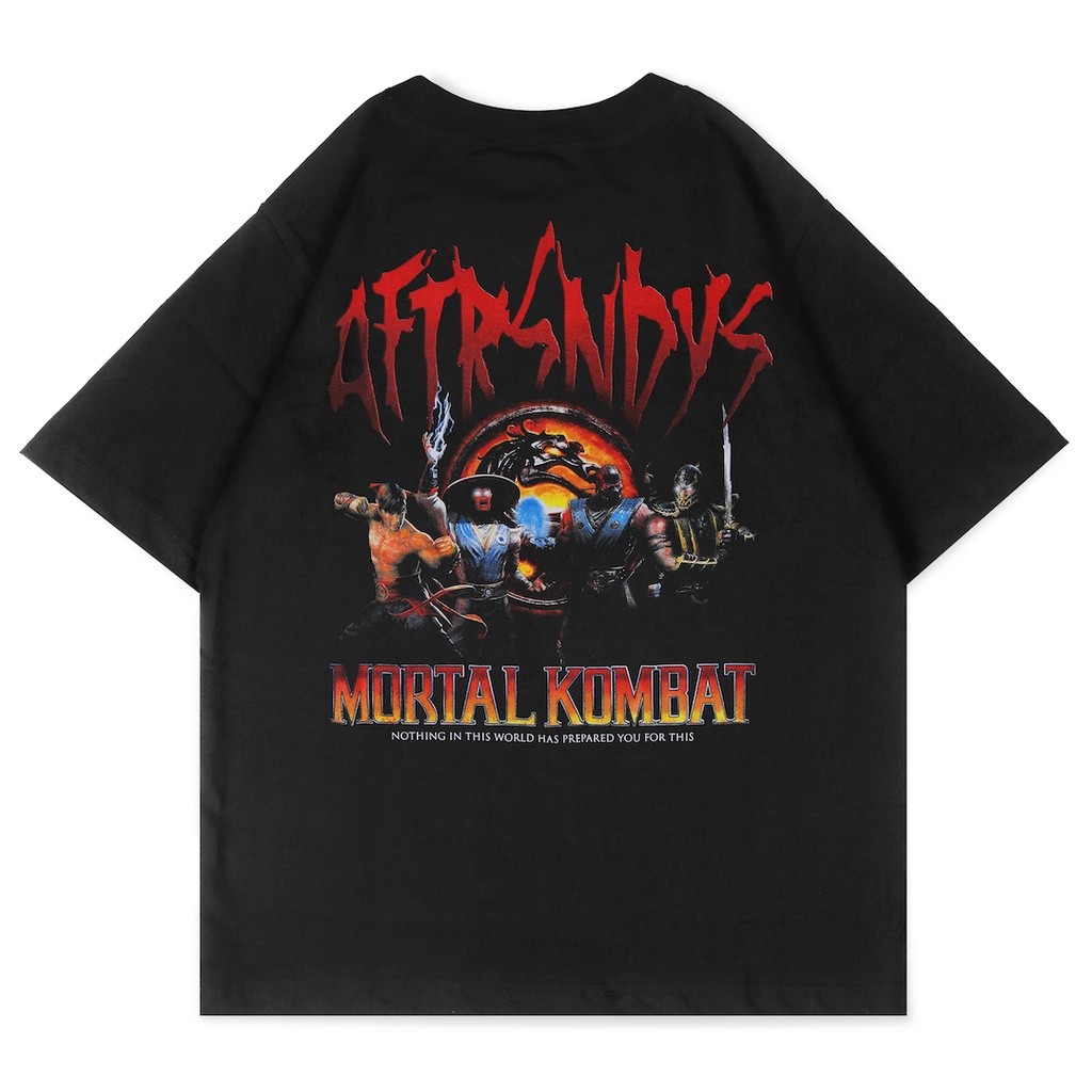 T-SHIRT | OVERSIZE | MORTAL KOMBAT | BLACK | AFTERSUNDAYS