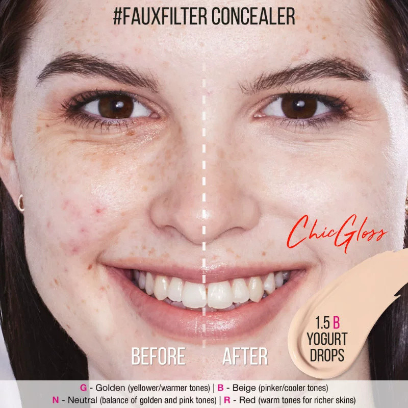 HUDA BEAUTY Faux Filter Luminous Matte Eye Concealer Moisturizing Long Lasting Lightweight Foundatio