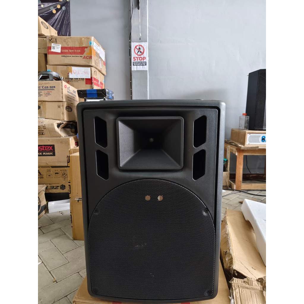BOX KOSONG SPEAKER MONITOR 15 INCH CX PA 15D Box speaker 15inch box floor CX PA -15D ( SET )