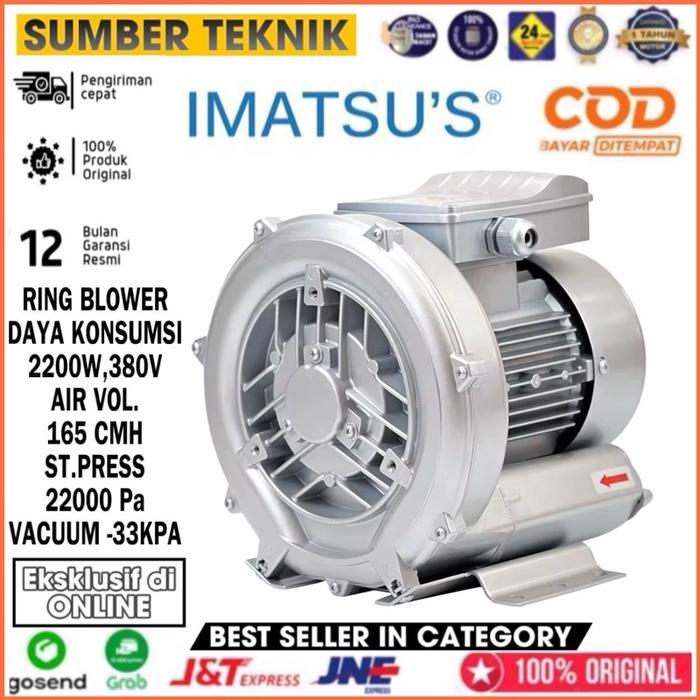 RING BLOWER 380V 1.1KW BLOWER TAMBAK BLOWER KOLAM