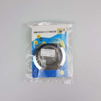 Saringan Filter Penutup Lubang Bak Cuci Piring Wastafel Stainless - Silver, 9CM