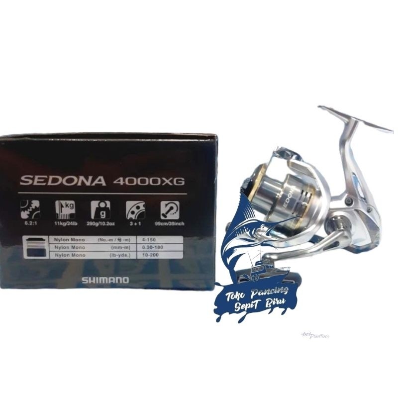 REEL SHIMANO SEDONA FJ 4000XG POWER HANDLE | REEL PANCING | REEL SPINNING | GULUNGAN PANCING | ALAT 