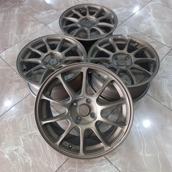 Velg Bekas Racing Volk Rays Ring 16 Cocok Jazz Brio Yaris Raize Ayla