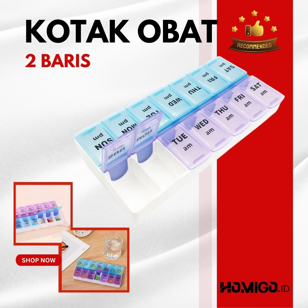 Kotak Obat / Tempat Obat / Tempat Obat Harian / Kotak Obat Harian / Medicine Box / Kotak Obat 7 Hari