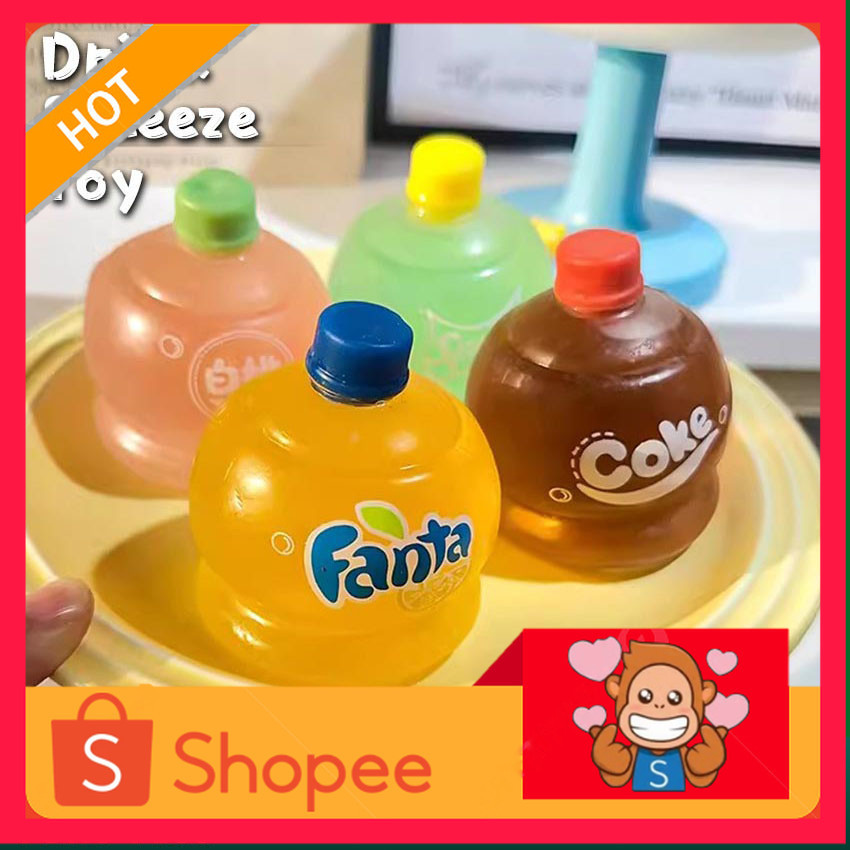 Mainan Squishy botol viral Anti Stress Lucu Mainan Squishy Pencet Anti Stress