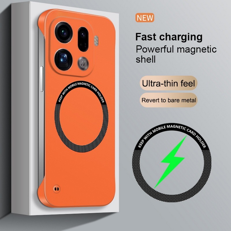 Ultra-tipis Frameless Phone Case Untuk OPPO Find X9 Pro menemukan x9 X8 Ultra X8s + X8 Pro X7 X6 Pro