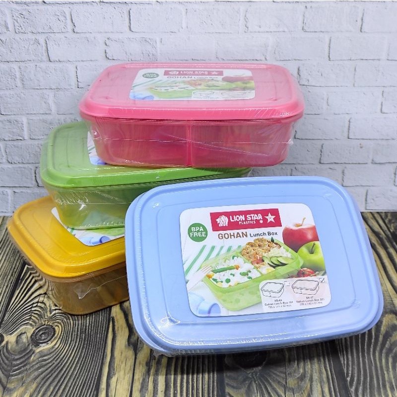 LUNCH BOX / KOTAK MAKAN GOHAN 201 SB67 LION STAR 024496