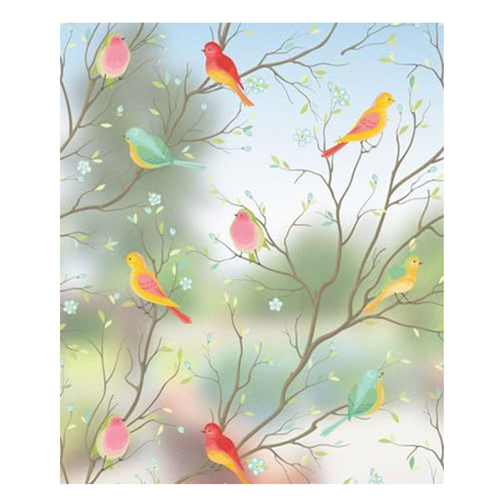 Decorative Film Decorative Window Film 45*300cm Bird Window Film Easy tallation Window Film HighQual