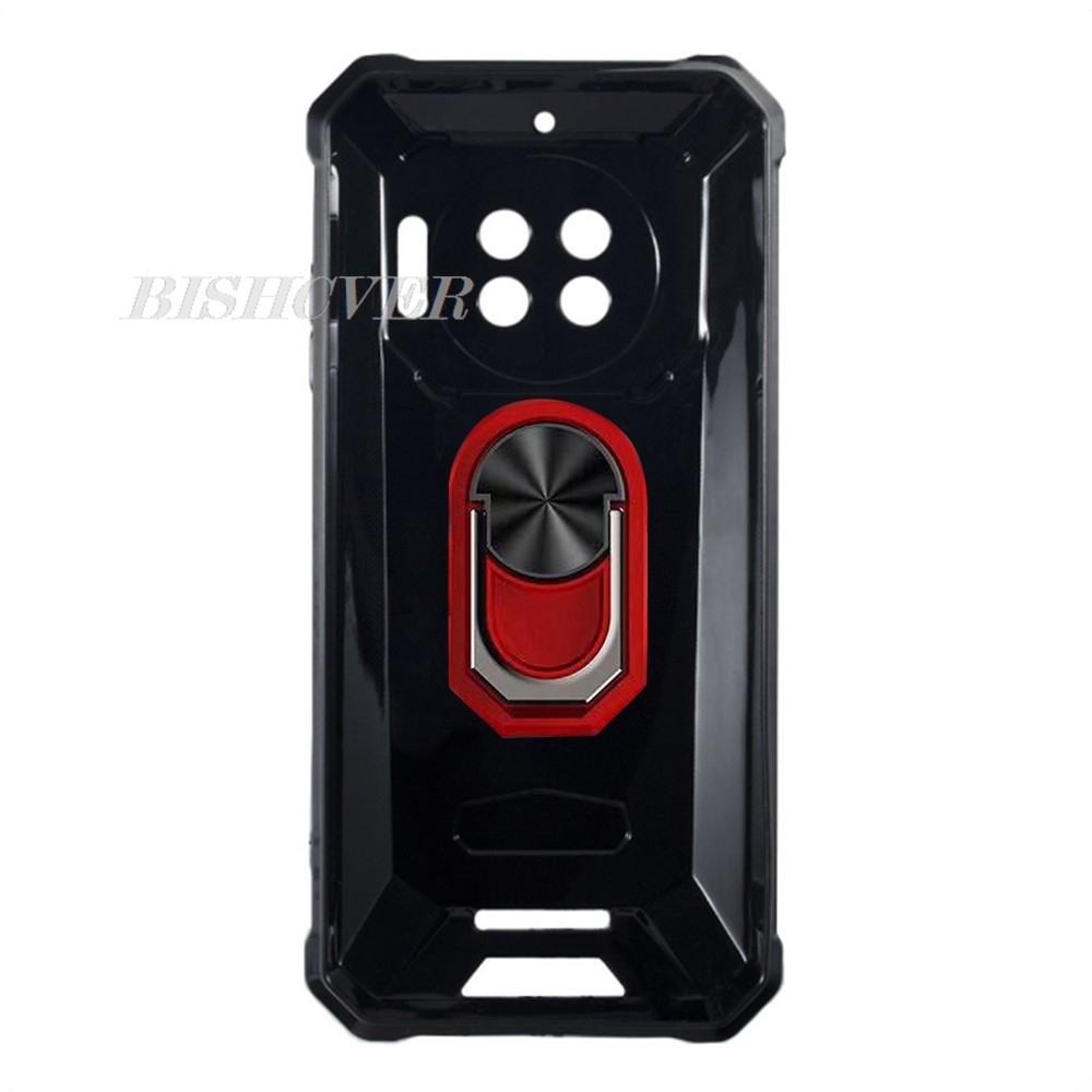 For Oukitel WP19 Pro 6.8" 2022 OukitelWP19 WP19 Back Ring Holder Bracket Phone Case TPU Soft Silicon
