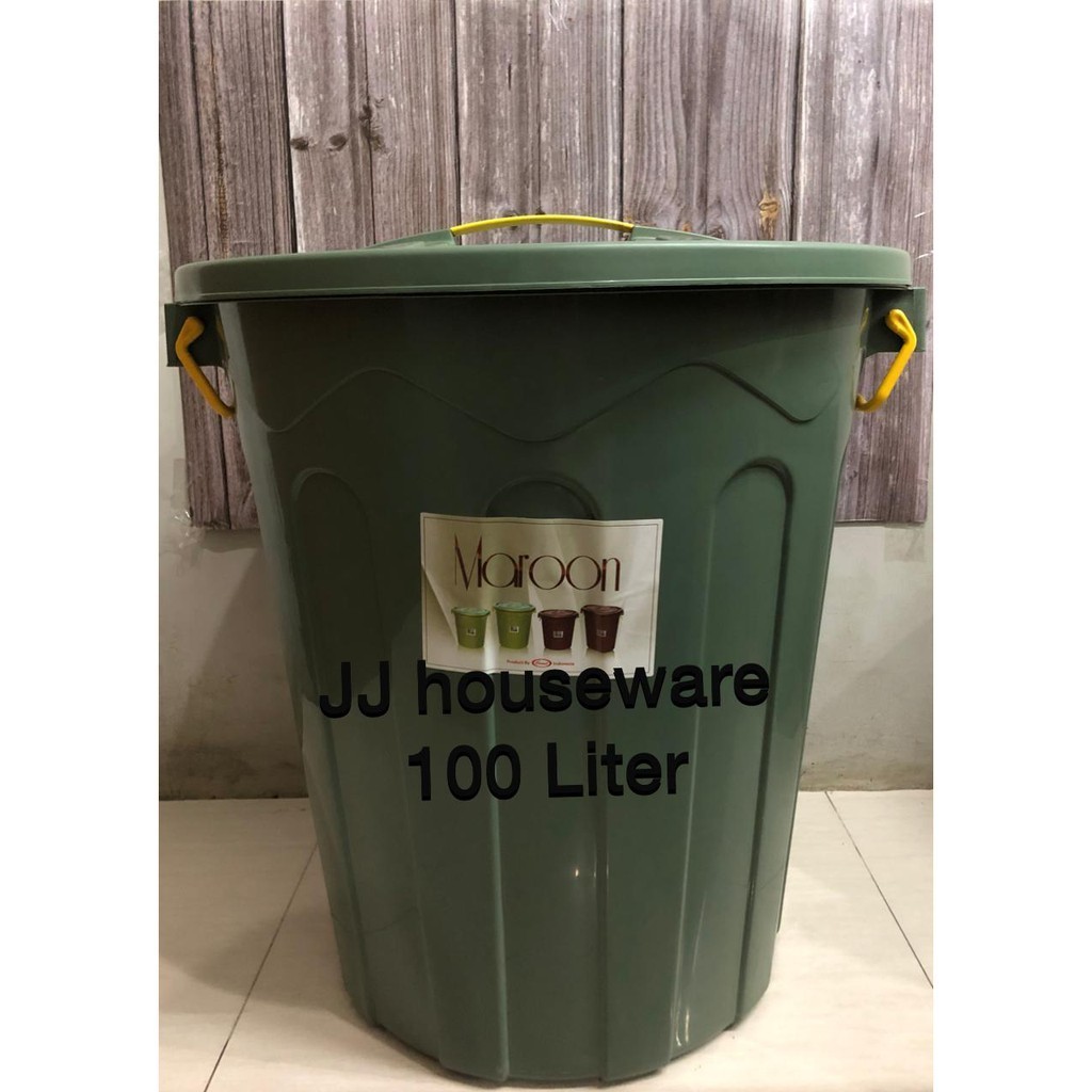 Ember Plastik Tong 100 120 liter + tutup GREAT / JJ.HOUSEWARE