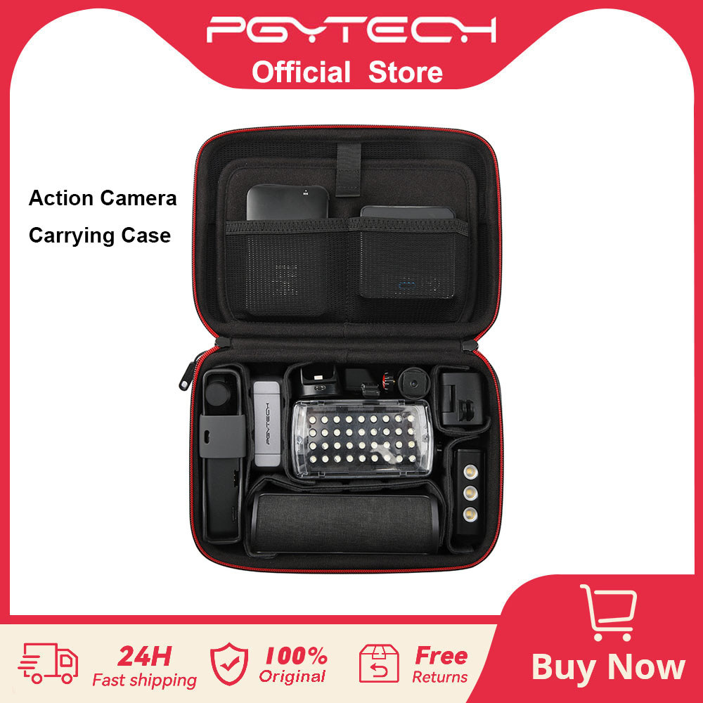 PGYTE OSMO Action Camera Carrying Case Waterproof Portable Bag Storage Box Compatible For DJI Osmo P