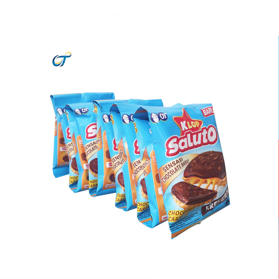 [UniGrosir] Klop Saluto Choco Nut Caramel Coklat Cokleat 17 gr x 10 pcs RENCENG