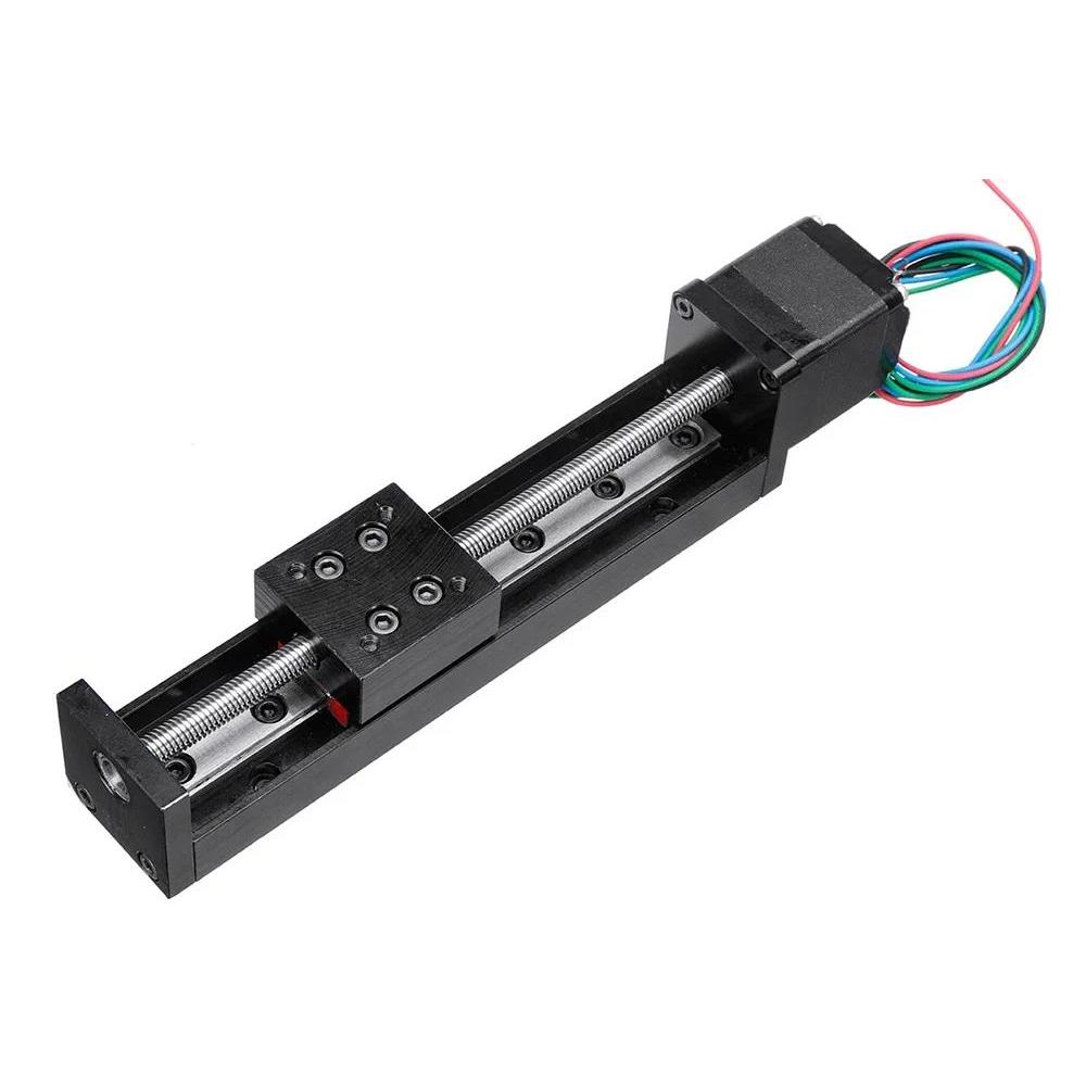 Ttype CNC XYZ Axis Linear Actuator Mini Sling Table NEMA11 Motor Linear Guide Rail Table Manual Slid