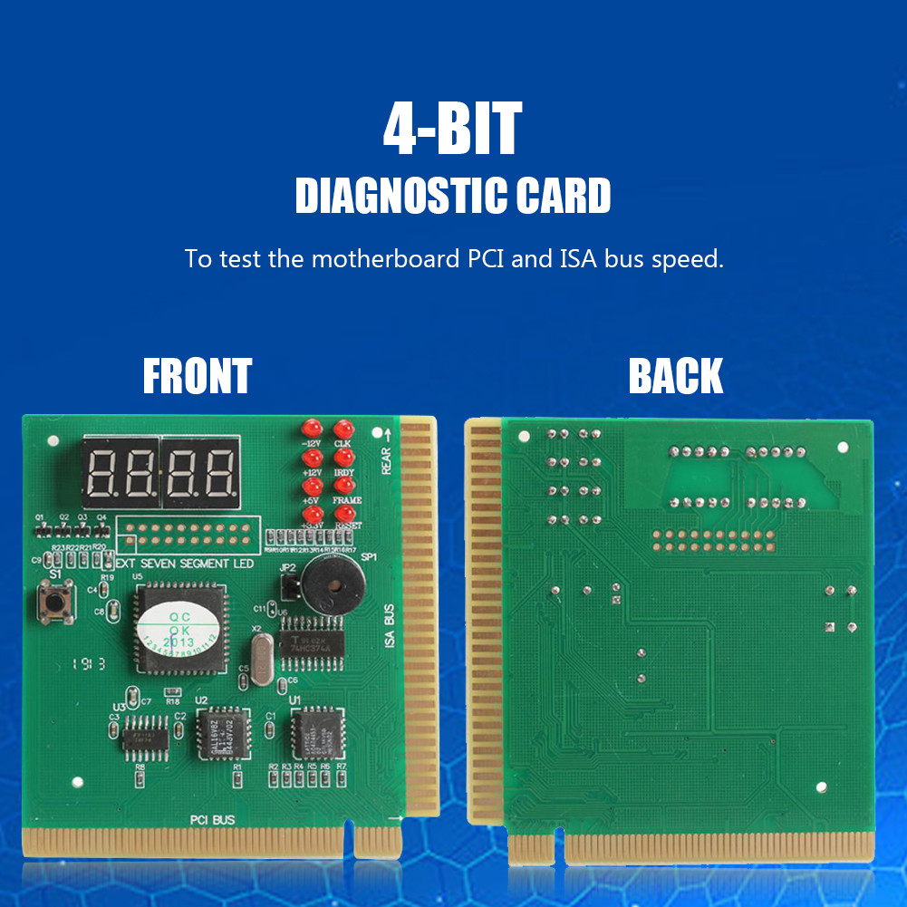 PC Analyzer Main agnostic Card 4-git PC Analyzer Computer agnostic Post Card Motherboard Fault Teste