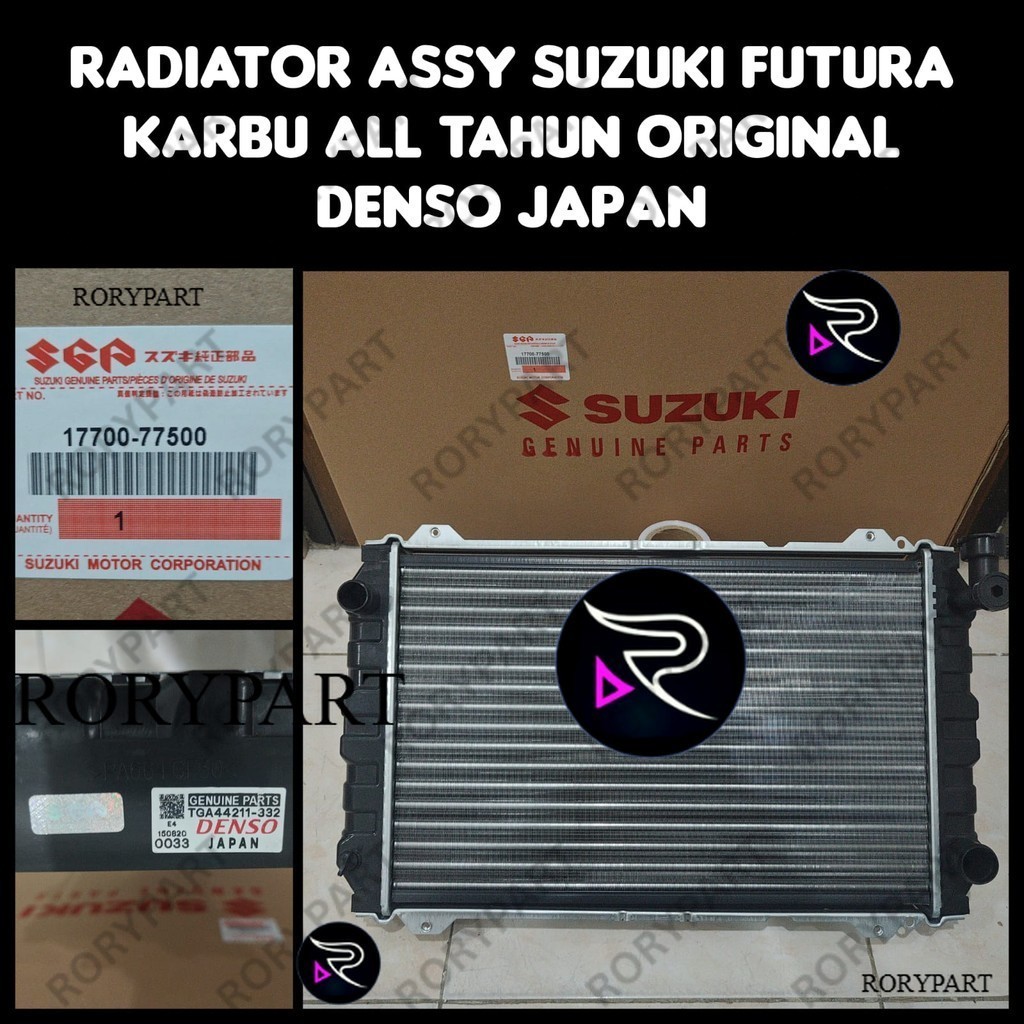 RADIATOR ASSY SUZUKI FUTURA KARBU ORIGINAL DENSO JAPAN