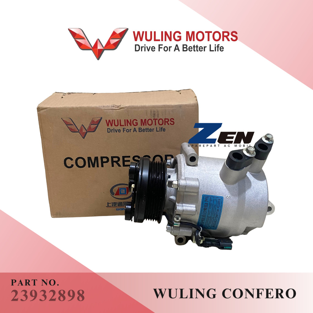 KOMPRESOR AC MOBIL WULING CONFERO COMPRESSOR WULING CONFERO WULING ASLI 23932898