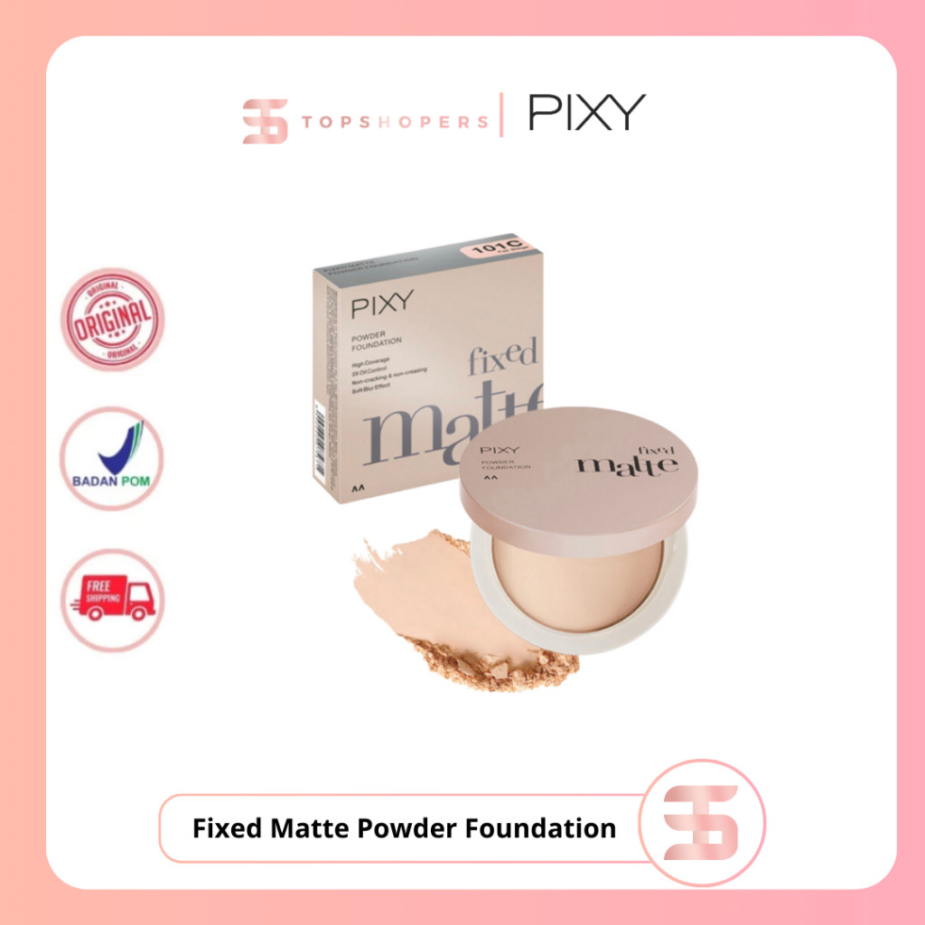 Pixy Fixed Matte Powder Foundation Tahan Lama