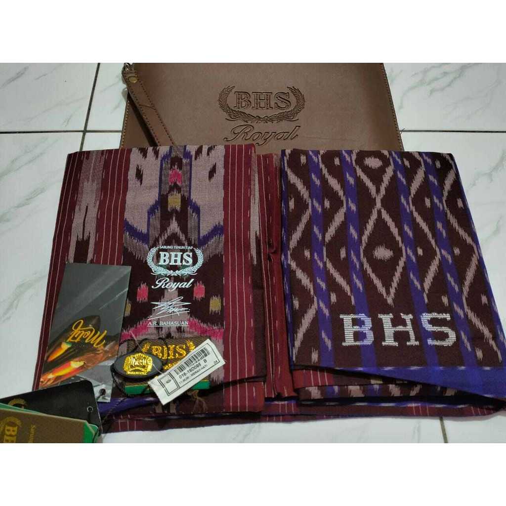 SARUNG BHS LIMITED EDITION MERAH HATI, MARUN. BHS TERBARU 100% SUTRA