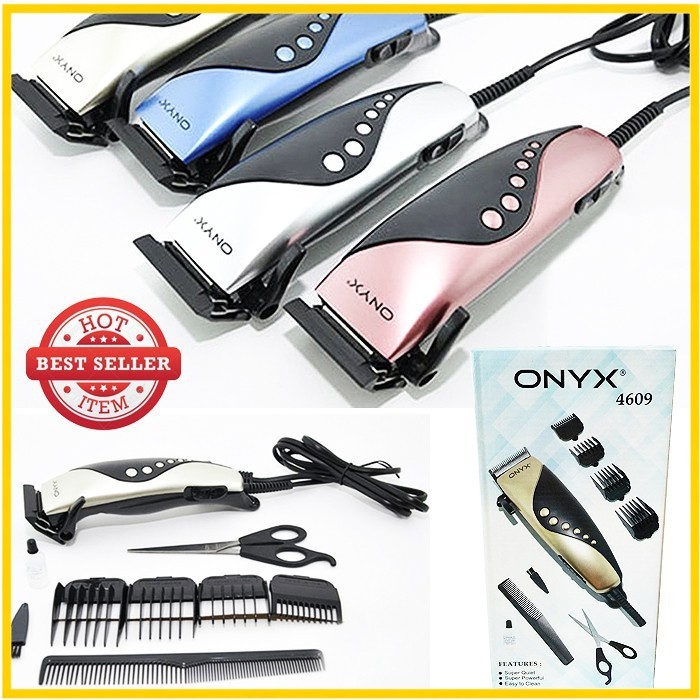 Alat Cukur Rambut ONYX 4607 / 4608 / 4609 - Mesin Potong Cukuran Rambut - Pencukur Professional | No