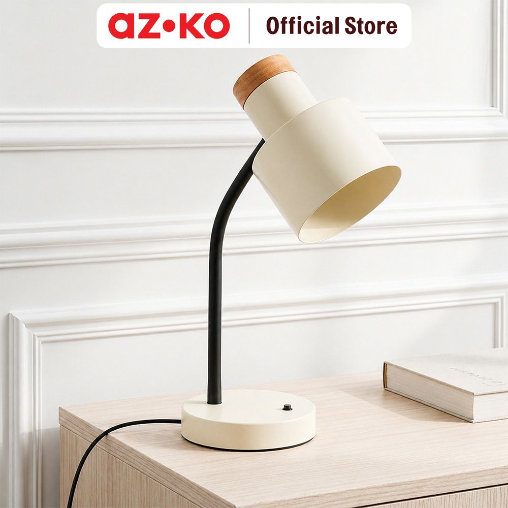 AZKO Eglare Freja Lampu Meja E27 Multifunctional Table Lamp Lampu Baca Dan Belajar Serbaguna Peneran